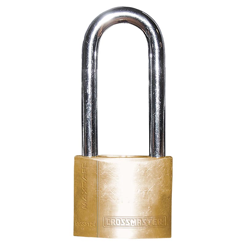 9933124 CANDADO BRONCE 30MM ARCO LARGO CROSSMASTER