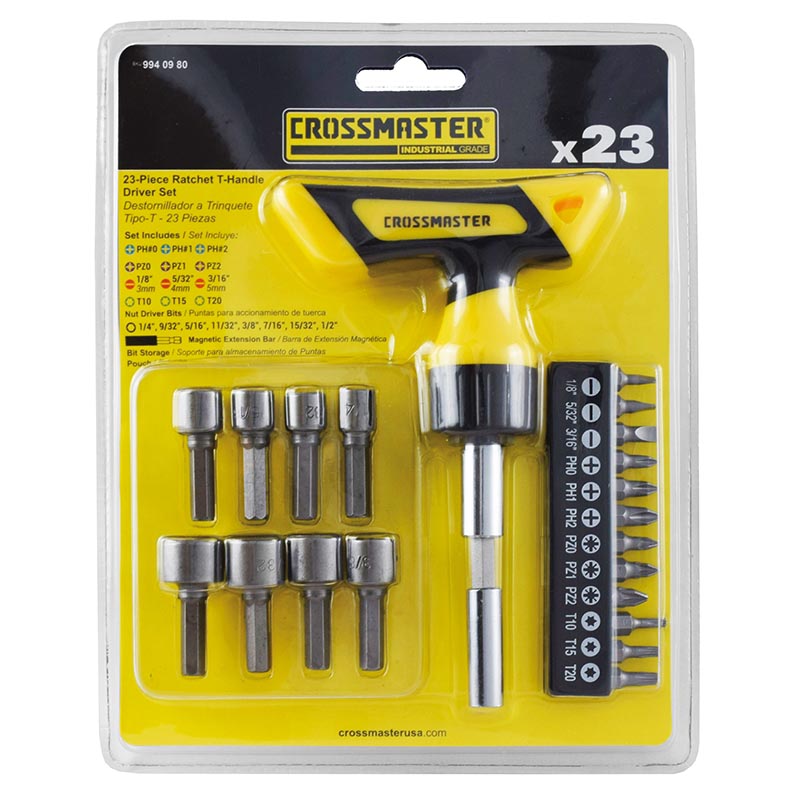 9940980 DESTORNILLADOR 23PCS T CROSS