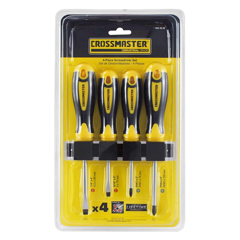 SET DESTORNILLADORES 4PCS CROSS