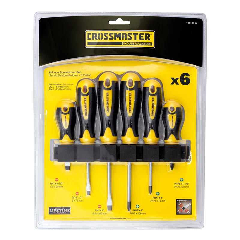 9940994 SET DESTORNILLADORES 6PCS CROSS