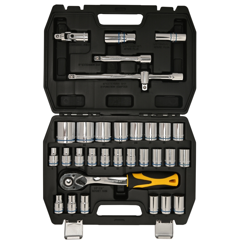 9949965 JUEGO BOCALLAVES 32 PCS MÉTRICAS -1/2"