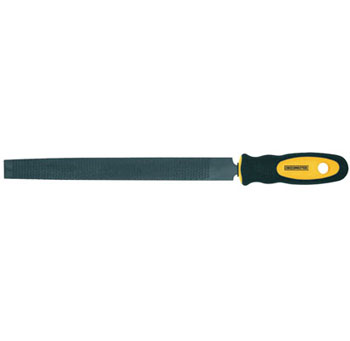 ESCOFINA MEDIA CAÑA 10" BASTARDA MANGO PLÁSTICO