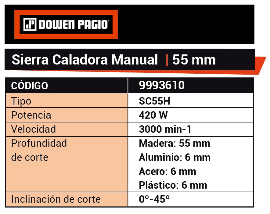 9993610_ft-caracteristicas SIERRA CALADORA MANUAL 55MM 420W DP