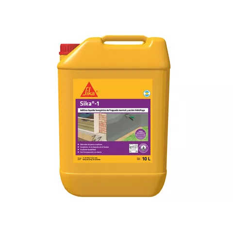 HIDROFUGO SIKA 1 - AMARILLO CLARO - BIDÓN X 10 LTS