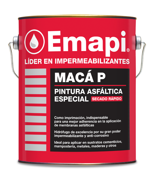 asfalt PINTURA ASFÁLTICA MACA P X 1 LTS.