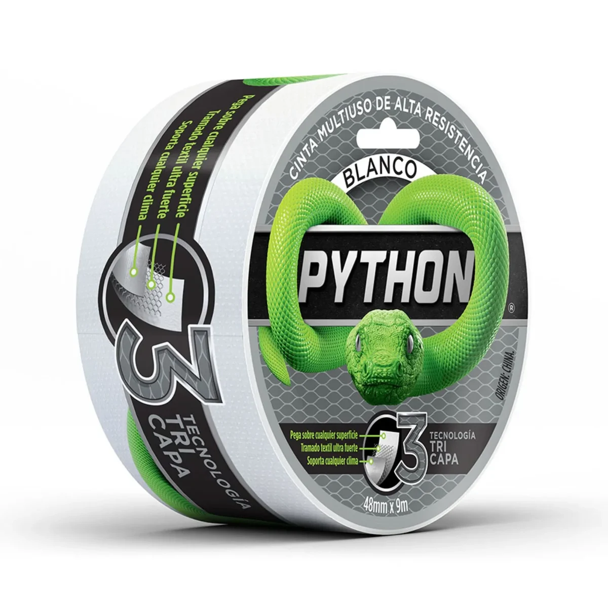 pythonblanca CINTA PYTHON 2MTS BLANCA