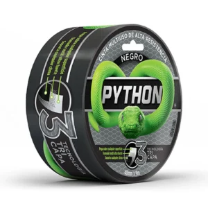 CINTA PYTHON 2MTS NEGRA