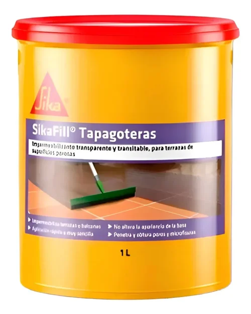 sikafillgotera SIKAFILL TAPAGOTERAS - TRANSPARENTE - POTE 1 LT
