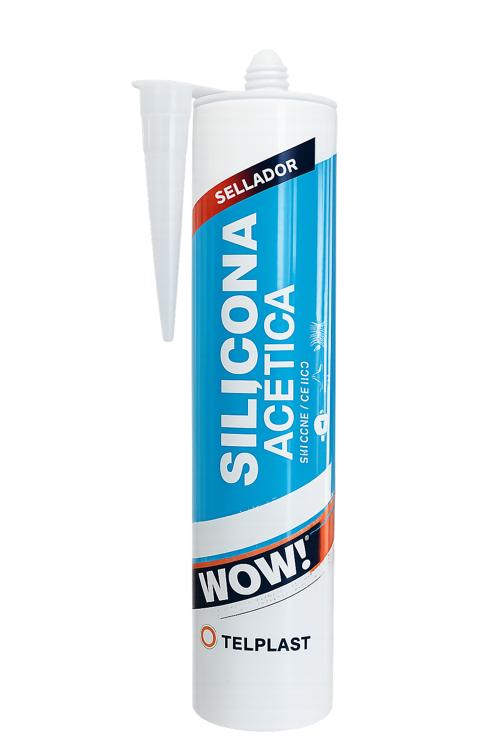 silitranspcartucho SILICONA ACETICA NEGRA CARTUCHO 280 ML