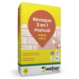 REVOQUE 3 EN 1 MANUAL X30KG WEBER