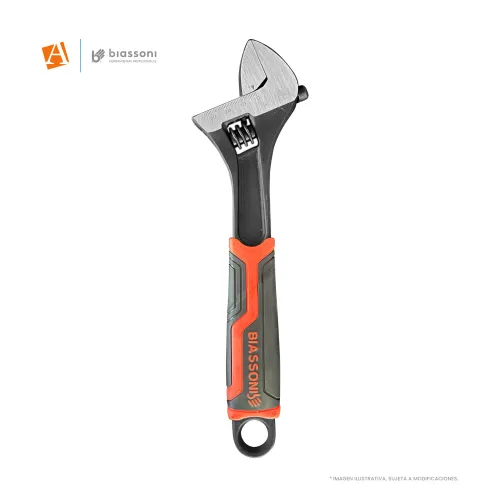 ajustgrip LLAVE AJUSTABLE CON GRIP - 8" - BIASSONI