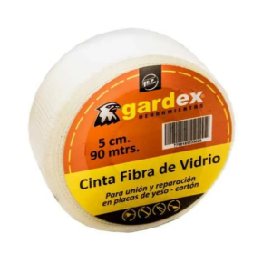 CINTA MALLA F VIDRIO GARDEX 5CM X 90 METROS
